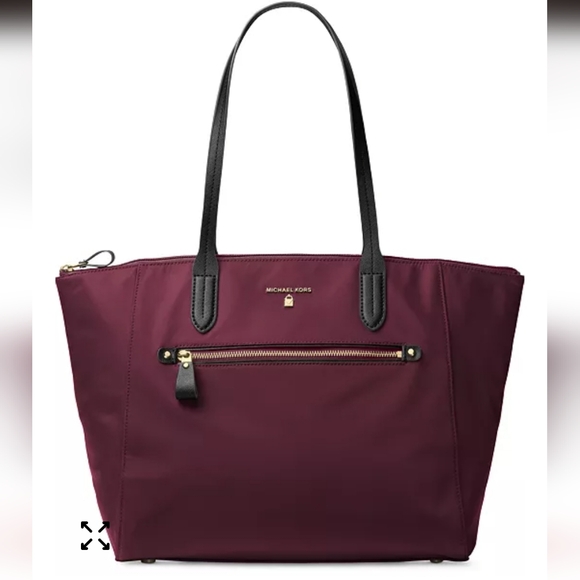 Michael Kors Burgundy Tote Bag - Picture 1 of 4